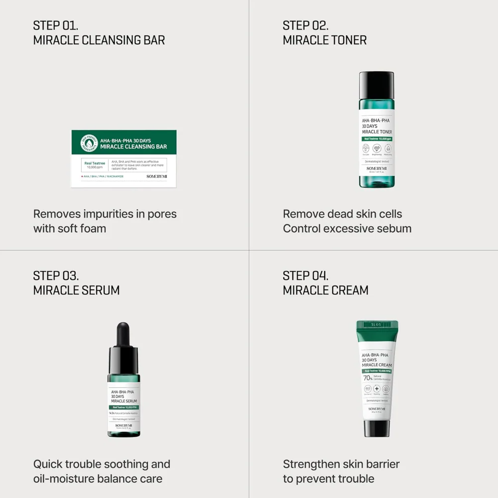 Some By Mi 4 Piece 30 Days AHA BHA PHA Miracle Starter Kit - Image 5