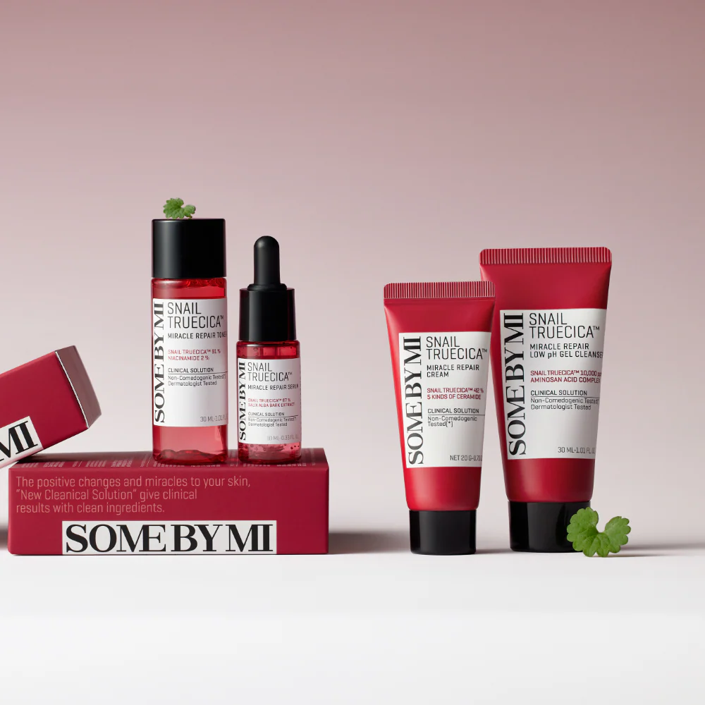 Some By Mi 4 Piece Snail Truecica Miracle Repair Starter Kit - Image 3