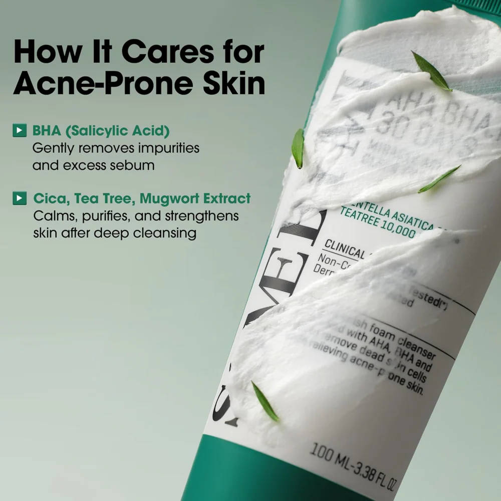 Some By Mi AHA, BHA, PHA 30 Days Miracle Acne Clear Foam 50ml - Image 3
