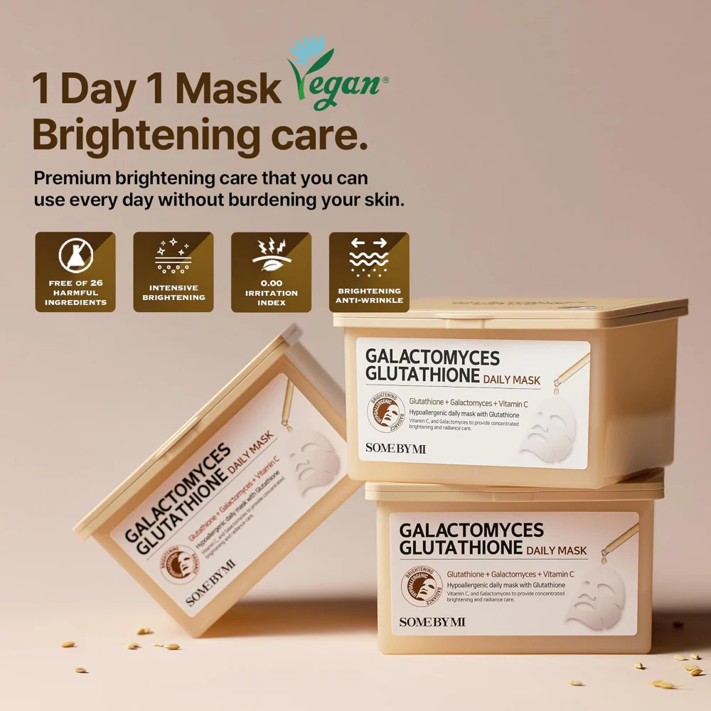 Some By Mi Galactomyces Glutathione Daily Sheet Mask x30 - Image 2