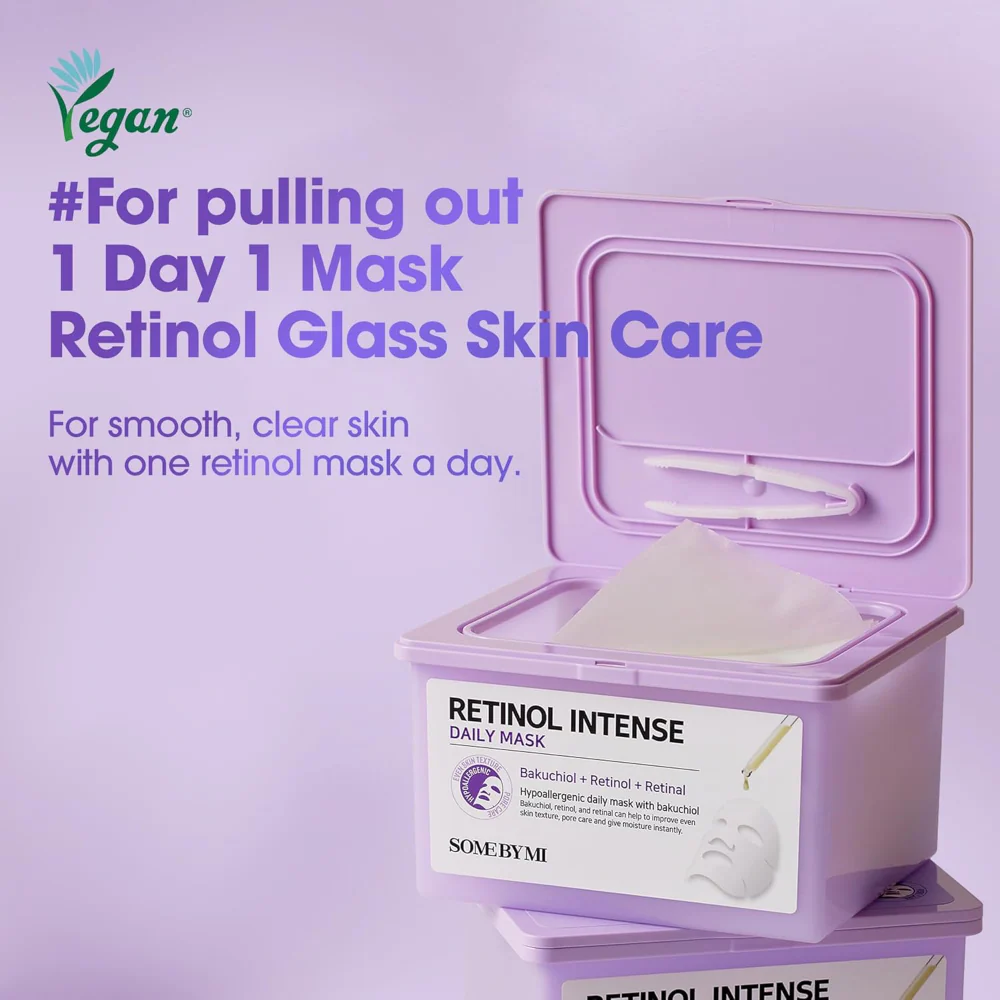 Some By Mi Retinol Intense Daily Sheet Mask x30 - Image 2