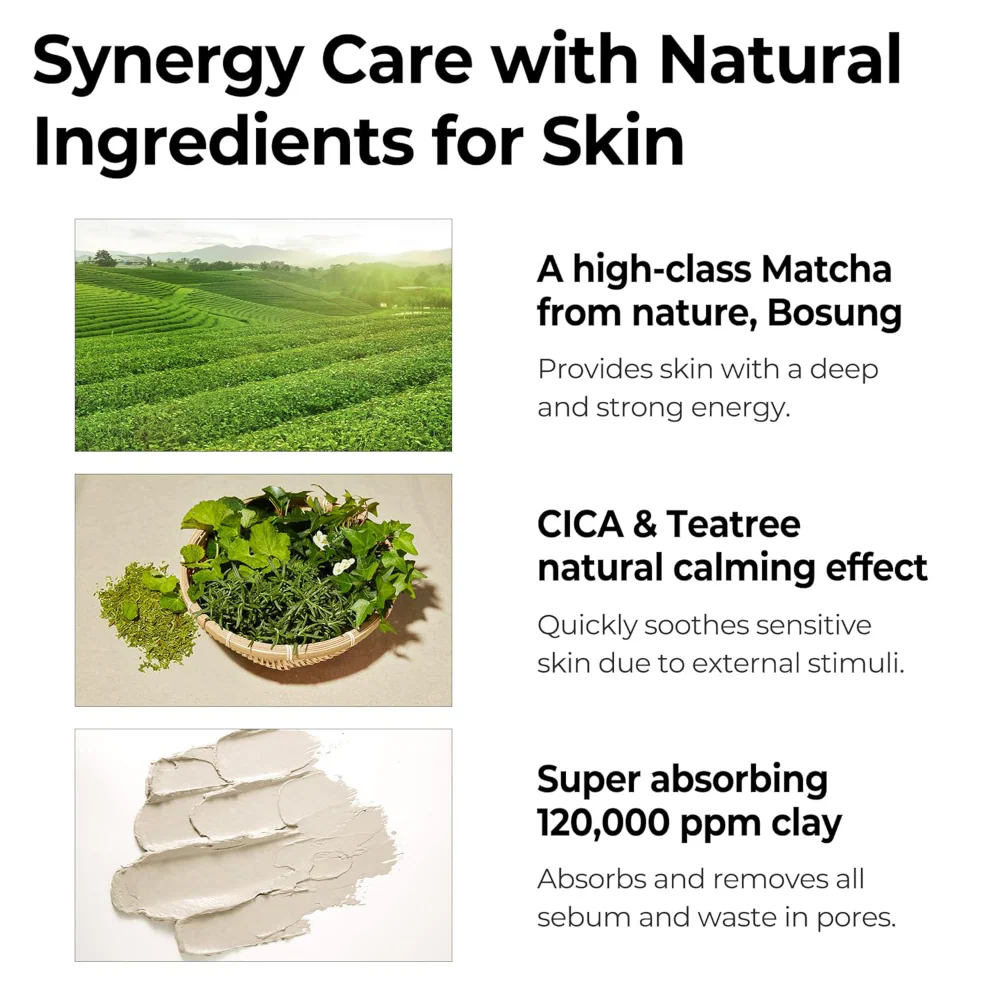 Some By Mi Super Matcha Intensive Pore Cleaning & Tightening Clay Mask 100g - Image 6