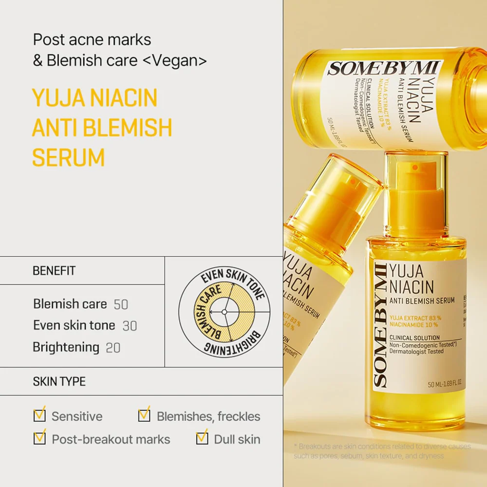 Some By Mi Yuja Niacin Anti-Blemish Serum 50ml - Image 5
