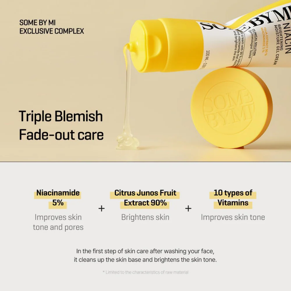 Some By Mi Yuja Niacin Brightening Moisture Gel Cream 100ml - Image 4