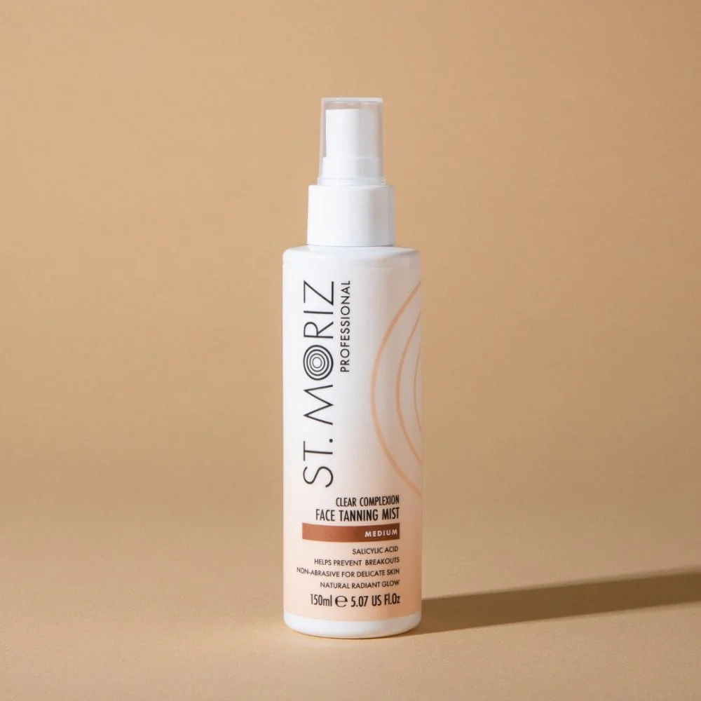 St. Moriz Professional Clear Complexion Face Self-Tanning Mist Medium 150ml - Image 3