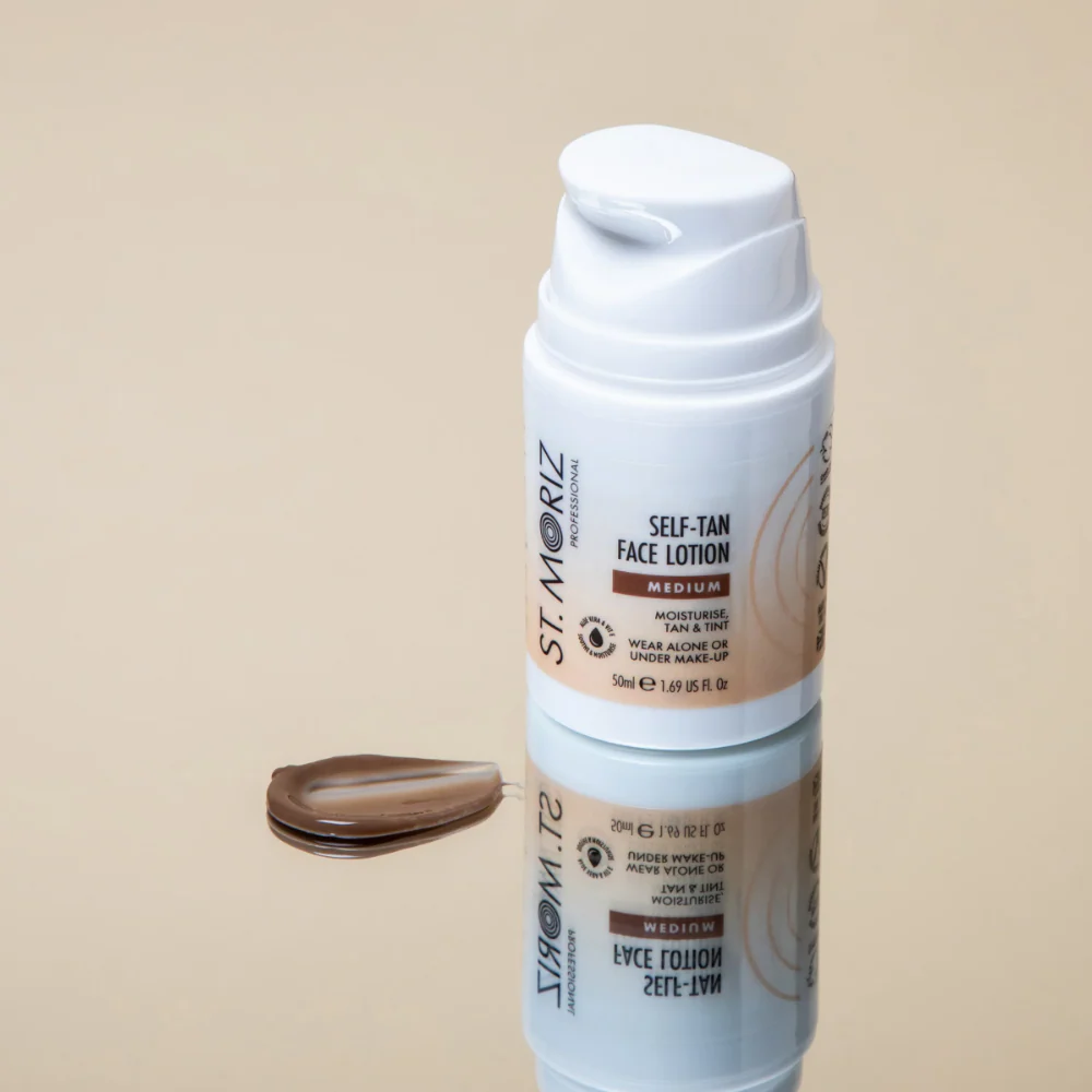 St. Moriz Professional Self Tan Face Lotion Medium 50ml - Image 4