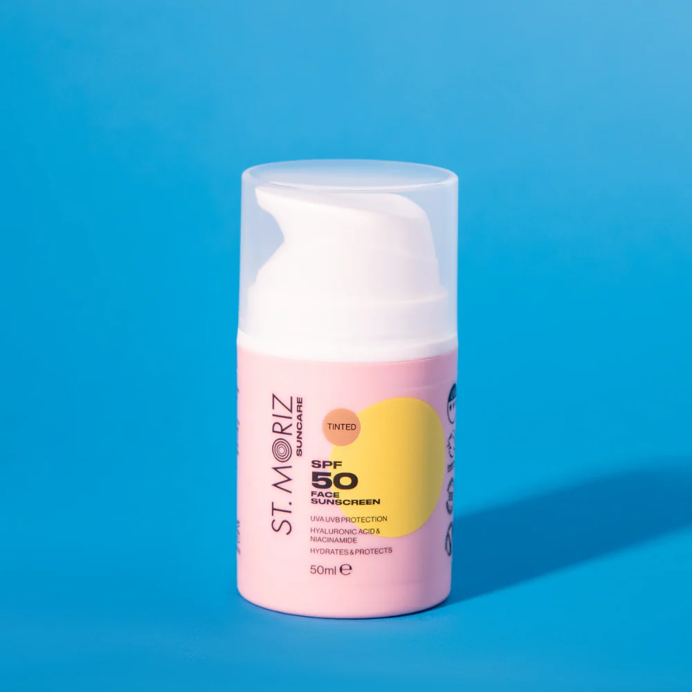 St. Moriz Suncare Tinted Face Sunscreen SPF50 50ml - Image 2