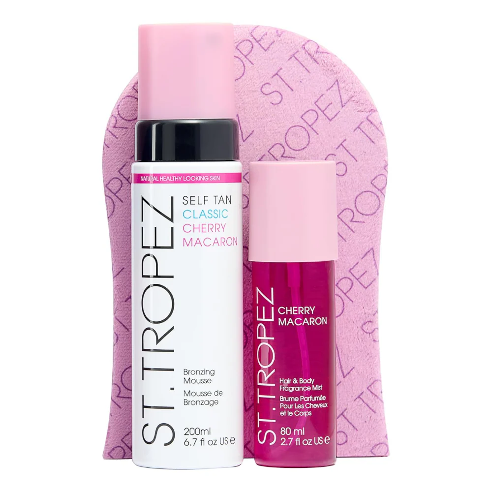 St. Tropez Cherry Macaron Self Tan Kit - Image 2