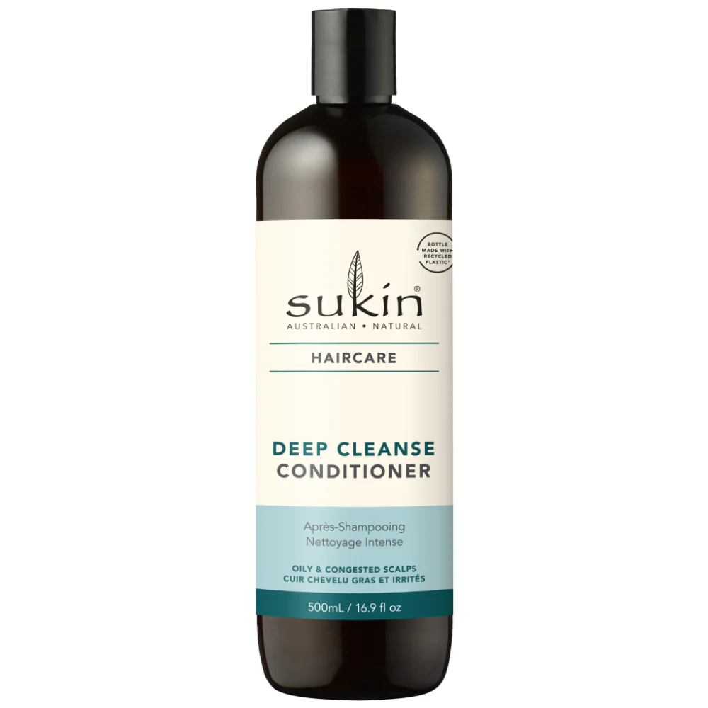 Sukin Deep Cleanse Shampoo & Conditioner Twin 2 x 500ml - Image 3