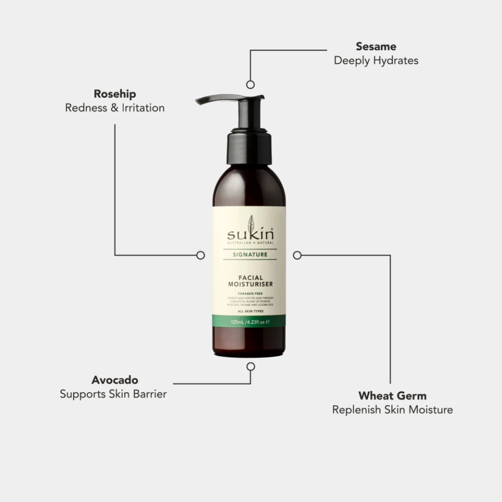 Sukin Facial Moisturiser 125ml - Image 3