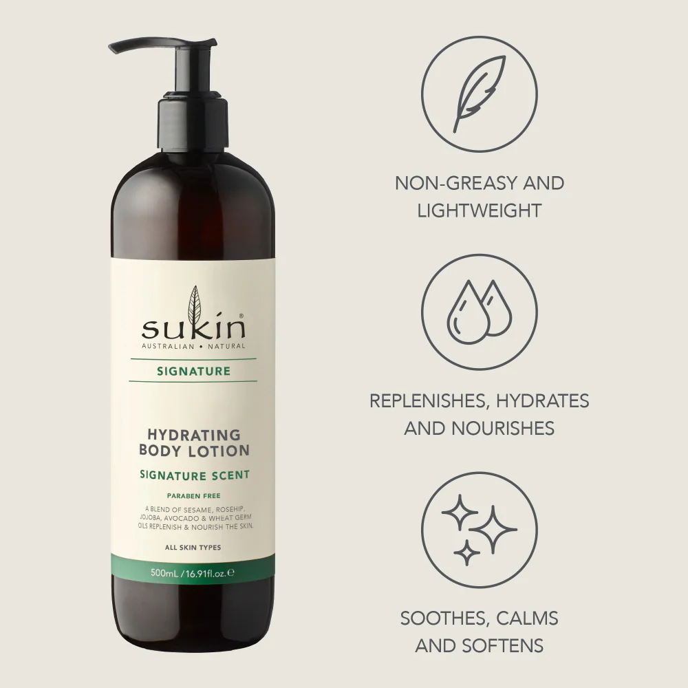 Sukin Hydrating Body Lotion Signature Scent 500ml - Image 4