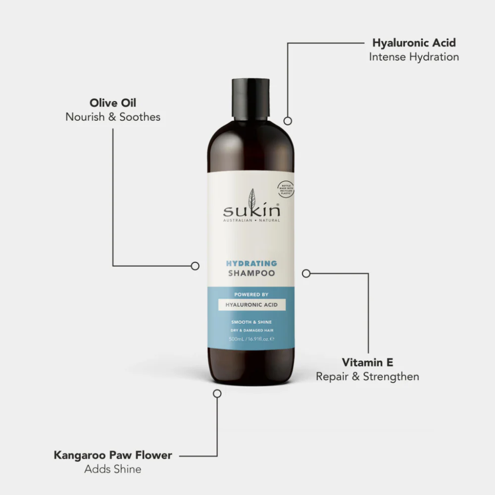 Sukin Hydrating Shampoo 500ml - Image 2