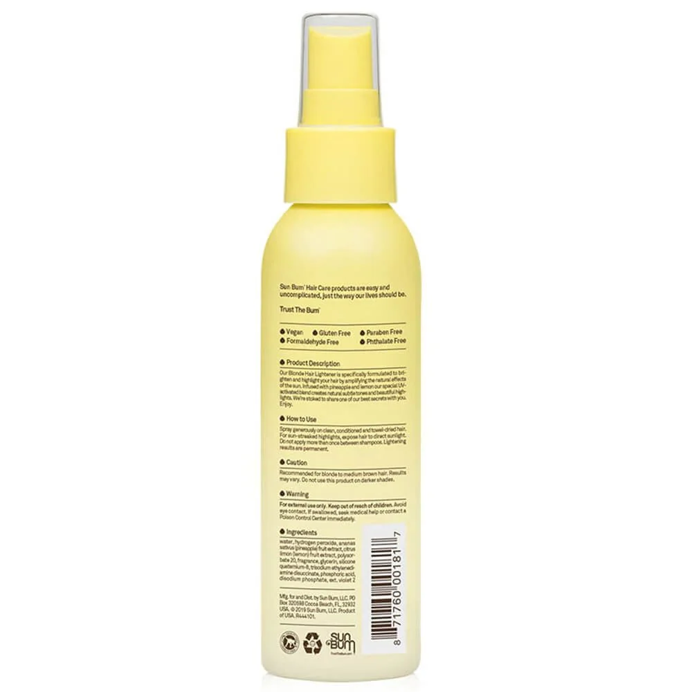 Sun Bum Brightening & Highlighting Premium Blonde Hair Lightener 118ml - Image 2