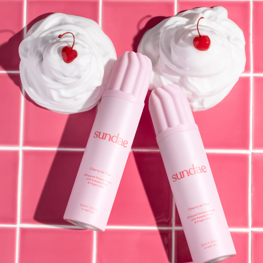 Sundae Whipped Shower Foam Cherry On Top 265ml - Image 3