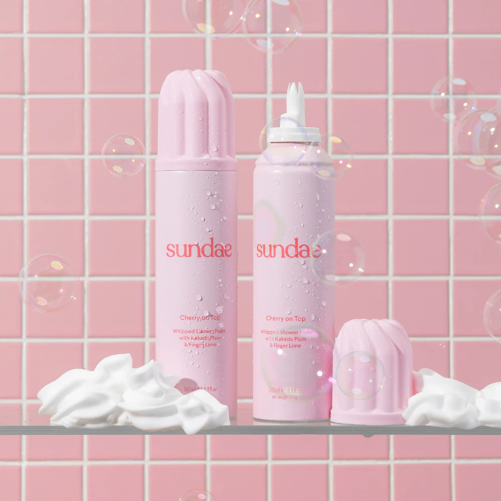Sundae Whipped Shower Foam Cherry On Top 265ml - Image 5