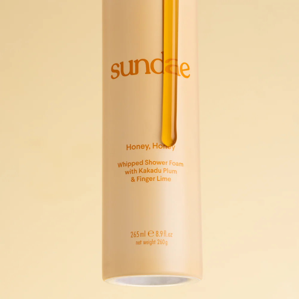 Sundae Whipped Shower Foam Honey Honey 265ml - Image 3