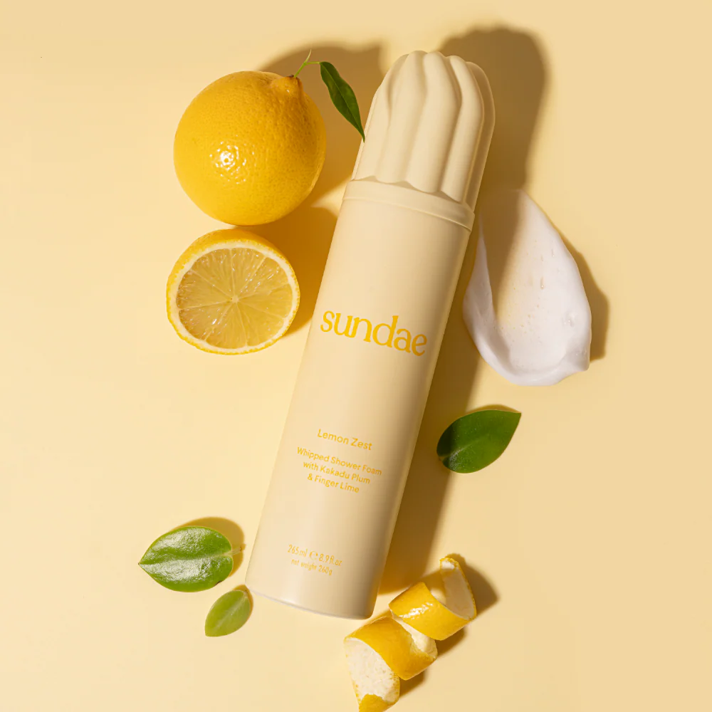 Sundae Whipped Shower Foam Lemon Zest 265ml - Image 2