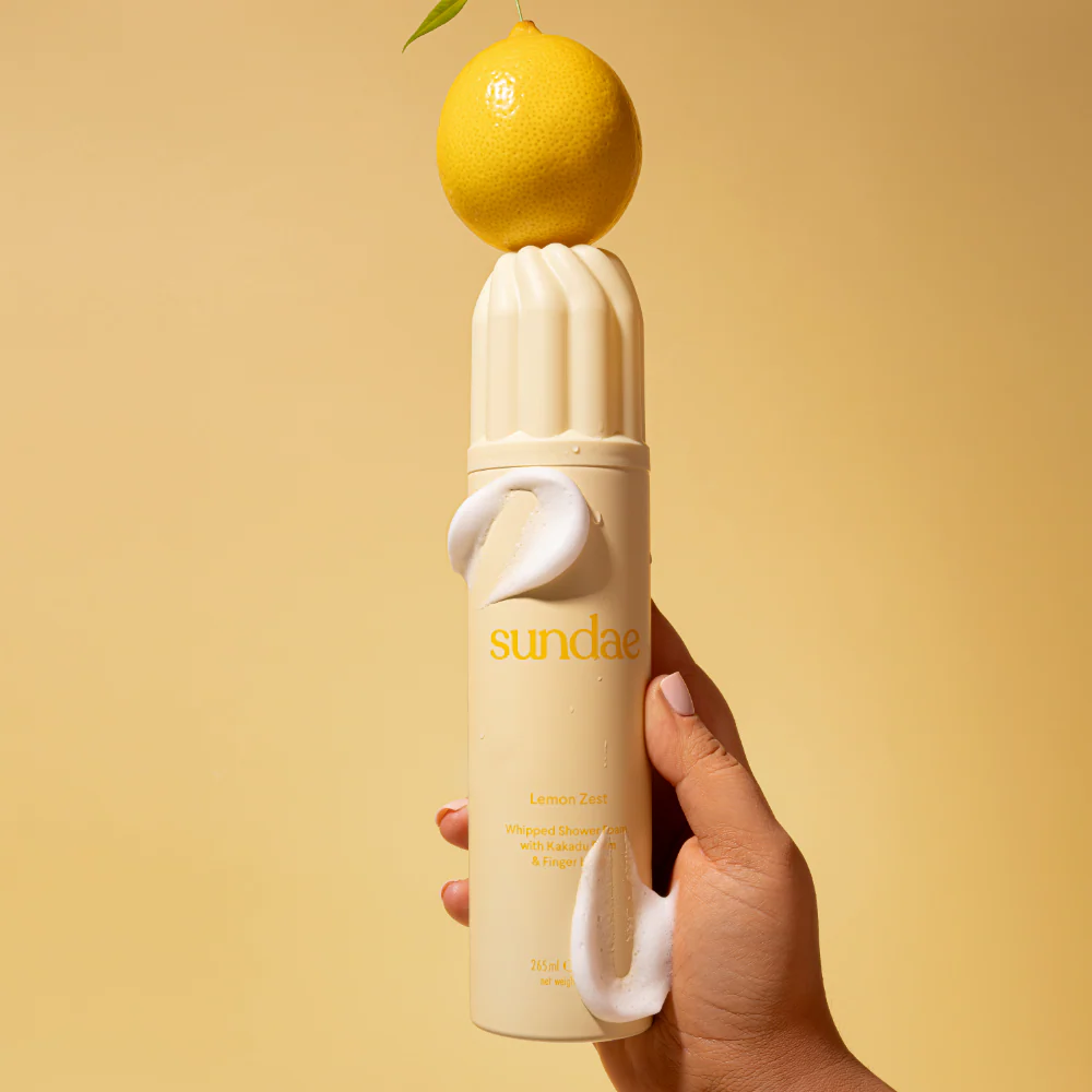 Sundae Whipped Shower Foam Lemon Zest 265ml - Image 4