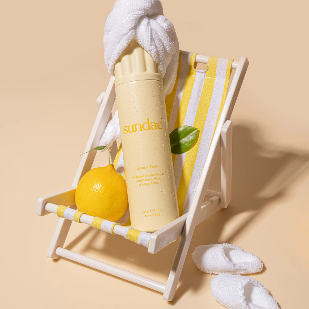 Sundae Whipped Shower Foam Lemon Zest 265ml - Image 6