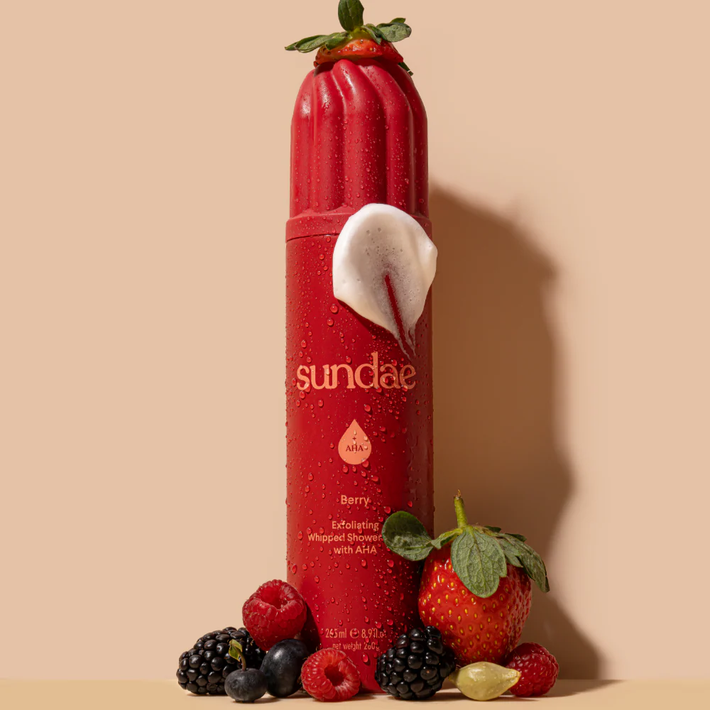 Sundae Whipped Shower Foam Very Berry 265ml - Image 5