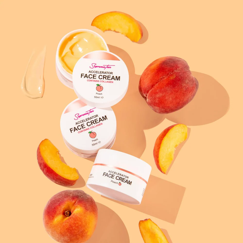 SupremeTan Accelerator Face Tanning Cream Peach 50g - Image 5