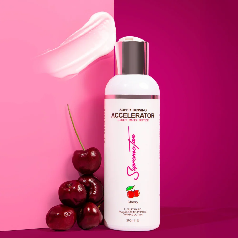 SupremeTan Super Accelerator Peptide Tanning Cream Cherry 200ml - Image 2