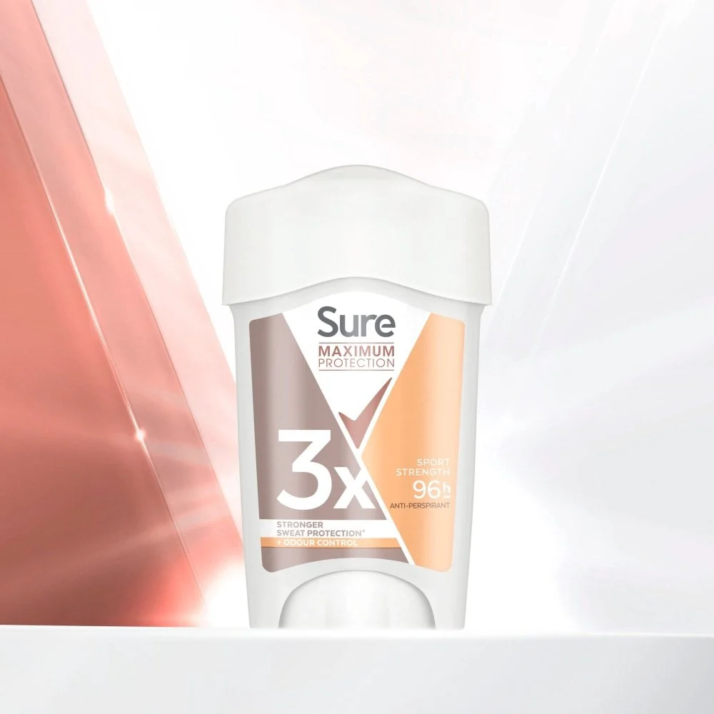 Sure Maximum Protection 96h Sport Strength Anti-Perspirant Deodorant Stick 45ml - Image 6