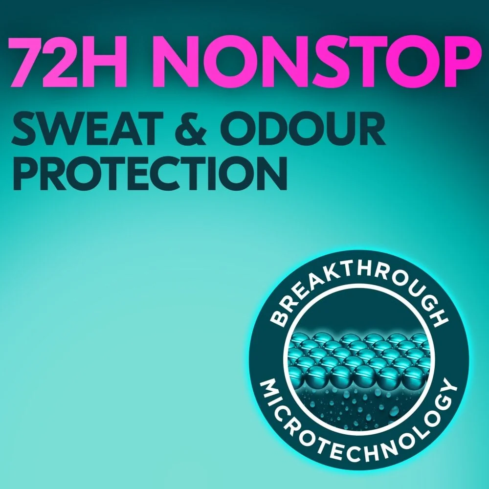 Sure Nonstop Protection 72h Cotton Dry Anti-Perspirant Deodorant Spray 250ml - Image 3