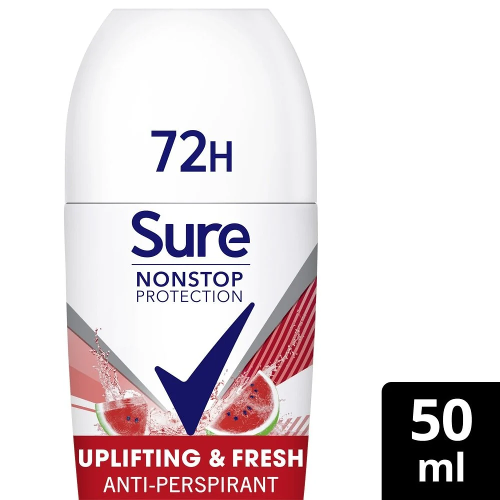 Sure Nonstop Protection 72h Uplifting & Fresh Anti-Perspirant Deodorant Roll-On 50ml - Image 2