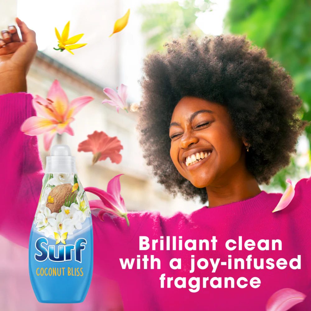 Surf Coconut Bliss Concentrated Liquid Laundry Washing Detergent 24 Washes 648ml - Image 4