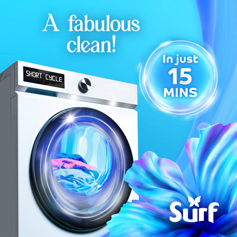 Surf Magnifi-Scent Wash Aqua Bliss Liquid Laundry Washing Detergent 31 Washes 837ml - Image 4
