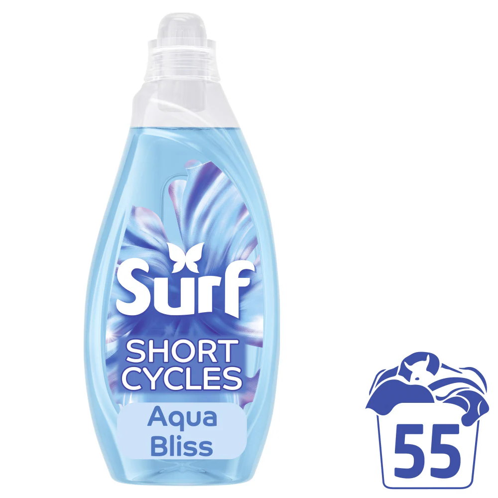 Surf Magnifi-Scent Wash Aqua Bliss Liquid Laundry Washing Detergent 55 Washes 1458ml - Image 2