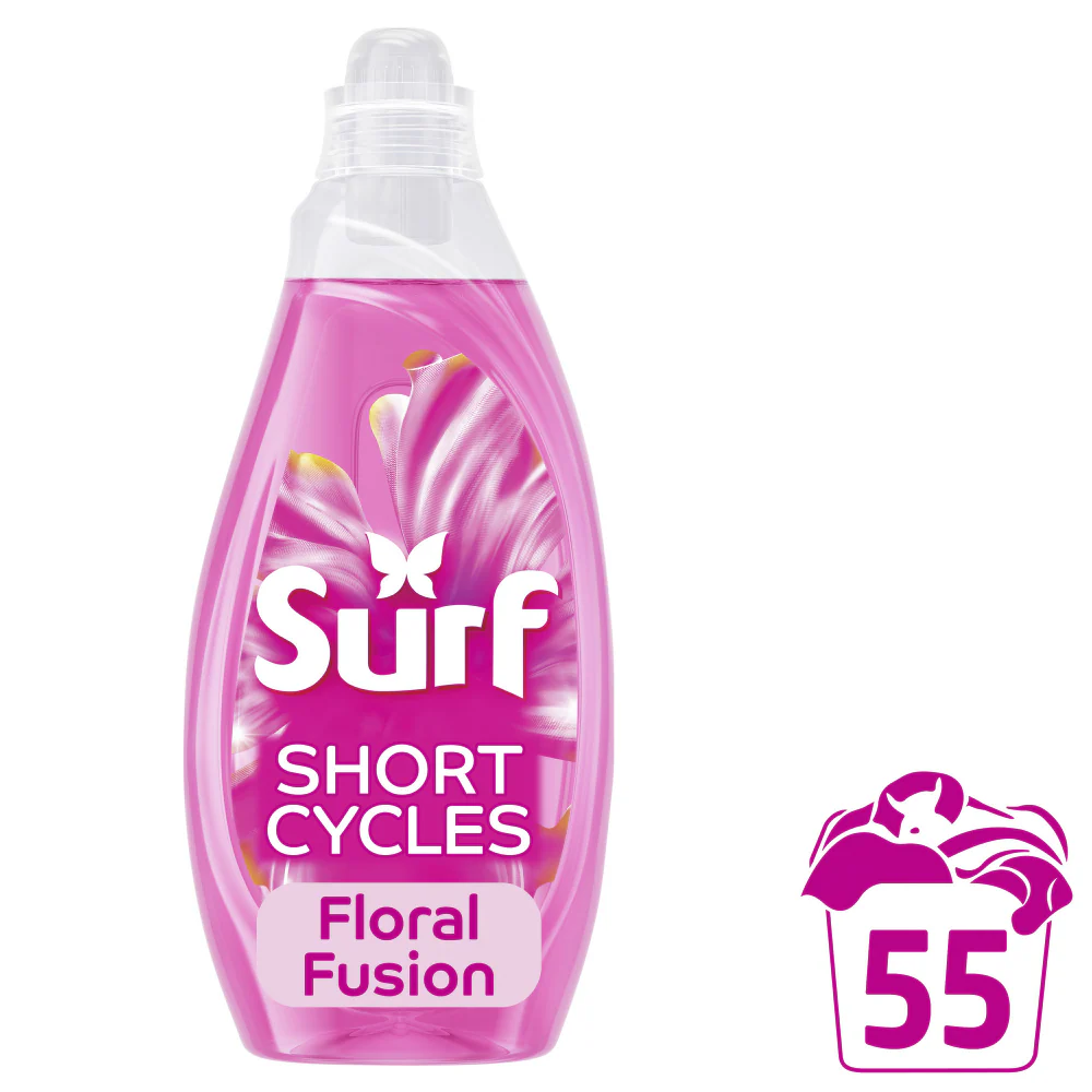 Surf Magnifi-Scent Wash Floral Fusion Liquid Laundry Washing Detergent 55 Washes 1485ml - Image 2