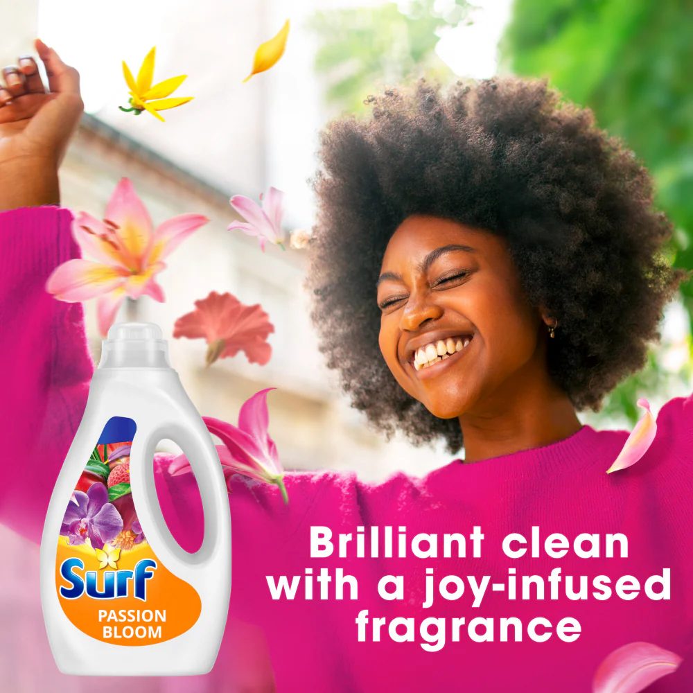 Surf Passion Bloom Concentrated Liquid Laundry Washing Detergent 44 Washes 1188ml - Image 4