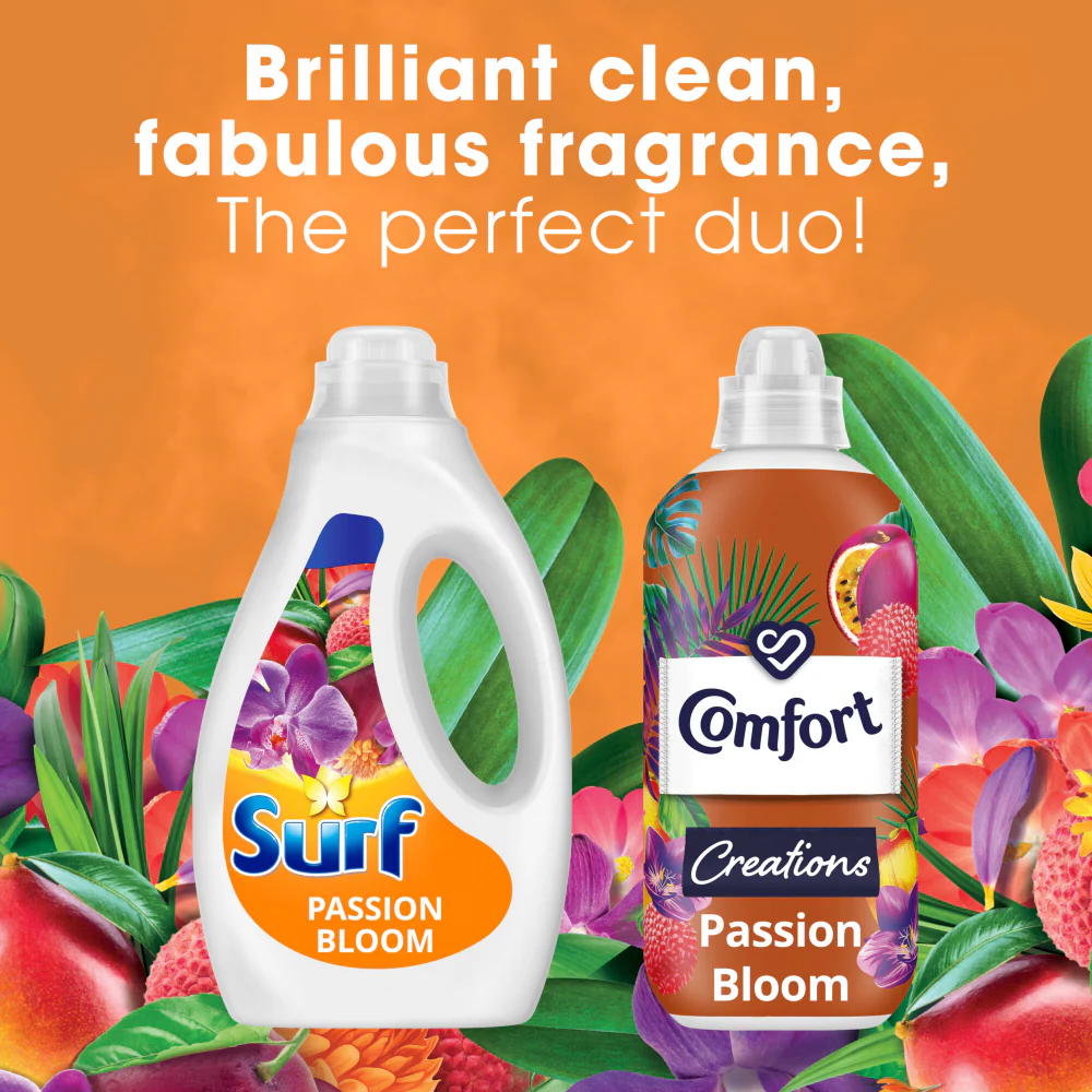 Surf Passion Bloom Concentrated Liquid Laundry Washing Detergent 44 Washes 1188ml - Image 5