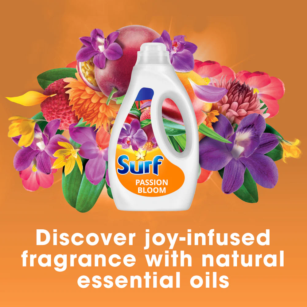 Surf Passion Bloom Concentrated Liquid Laundry Washing Detergent 95 Washes 2500ml - Image 3