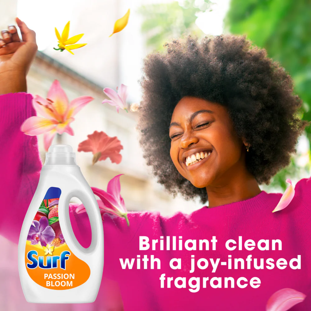 Surf Passion Bloom Concentrated Liquid Laundry Washing Detergent 95 Washes 2500ml - Image 4
