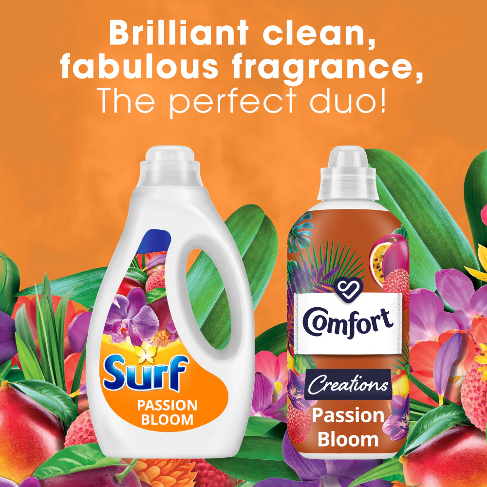 Surf Passion Bloom Concentrated Liquid Laundry Washing Detergent 95 Washes 2500ml - Image 6