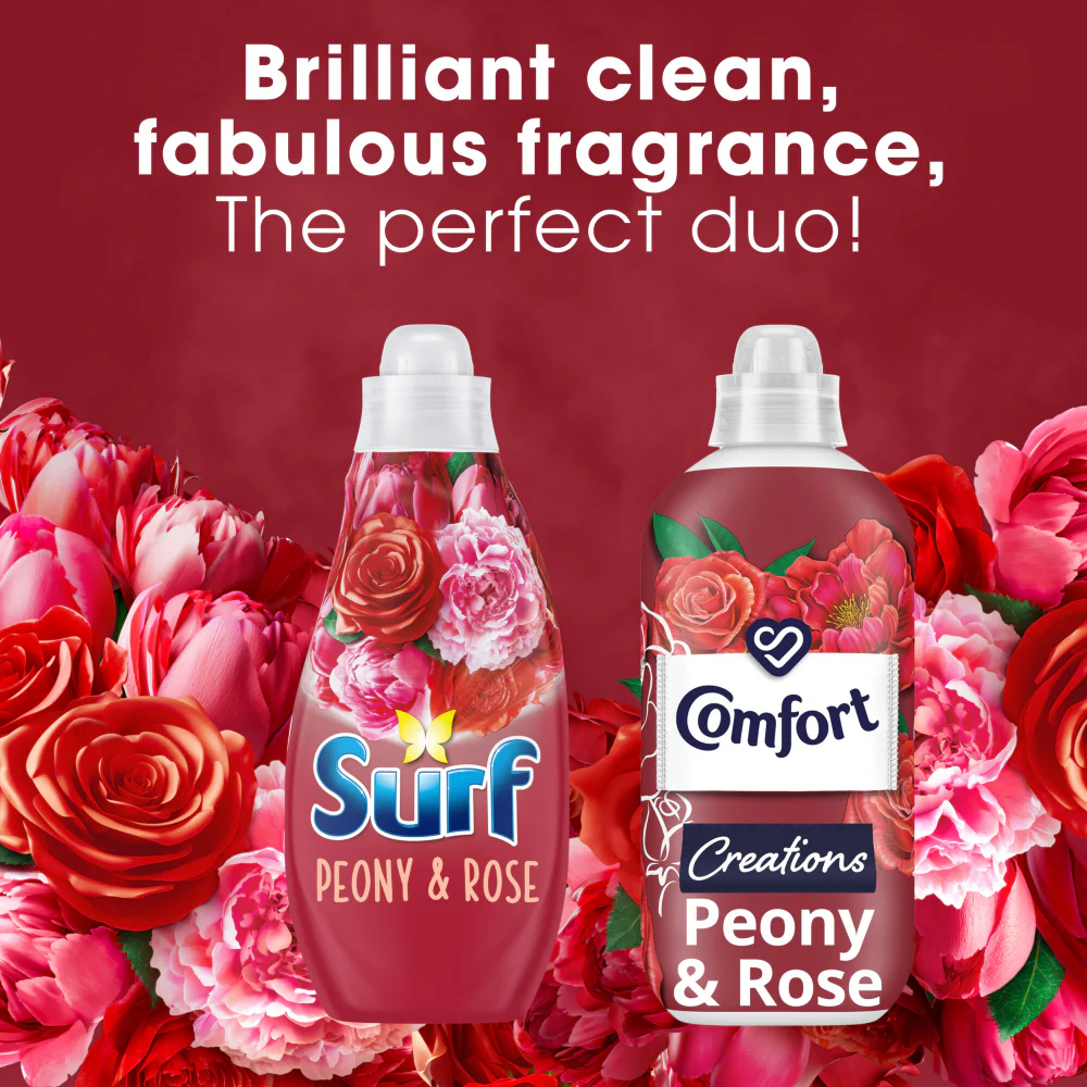 Surf Peony & Rose Concentrated Liquid Laundry Washing Detergent 24 Washes 648ml - Image 5
