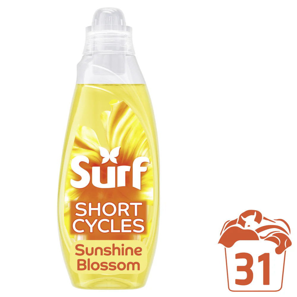 Surf Sunshine Blossom Concentrated Liquid Laundry Washing Detergent 31 Washes 837ml - Image 2
