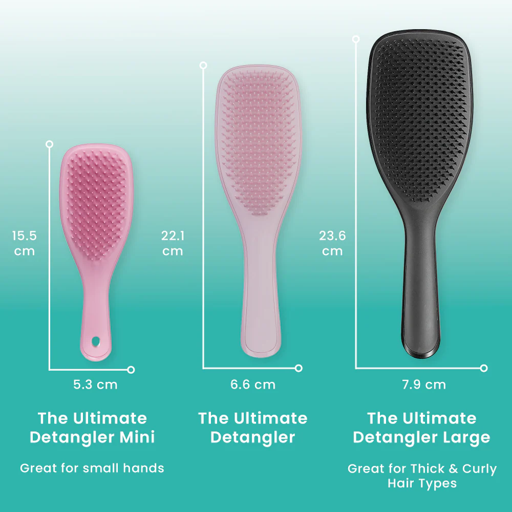 Tangle Teezer Wet Detangling Hairbrush Large Black Gloss - Image 7