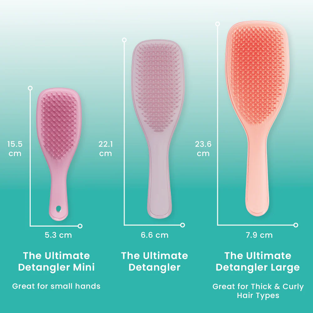 Tangle Teezer Wet Detangling Hairbrush Large Peach Glow - Image 7