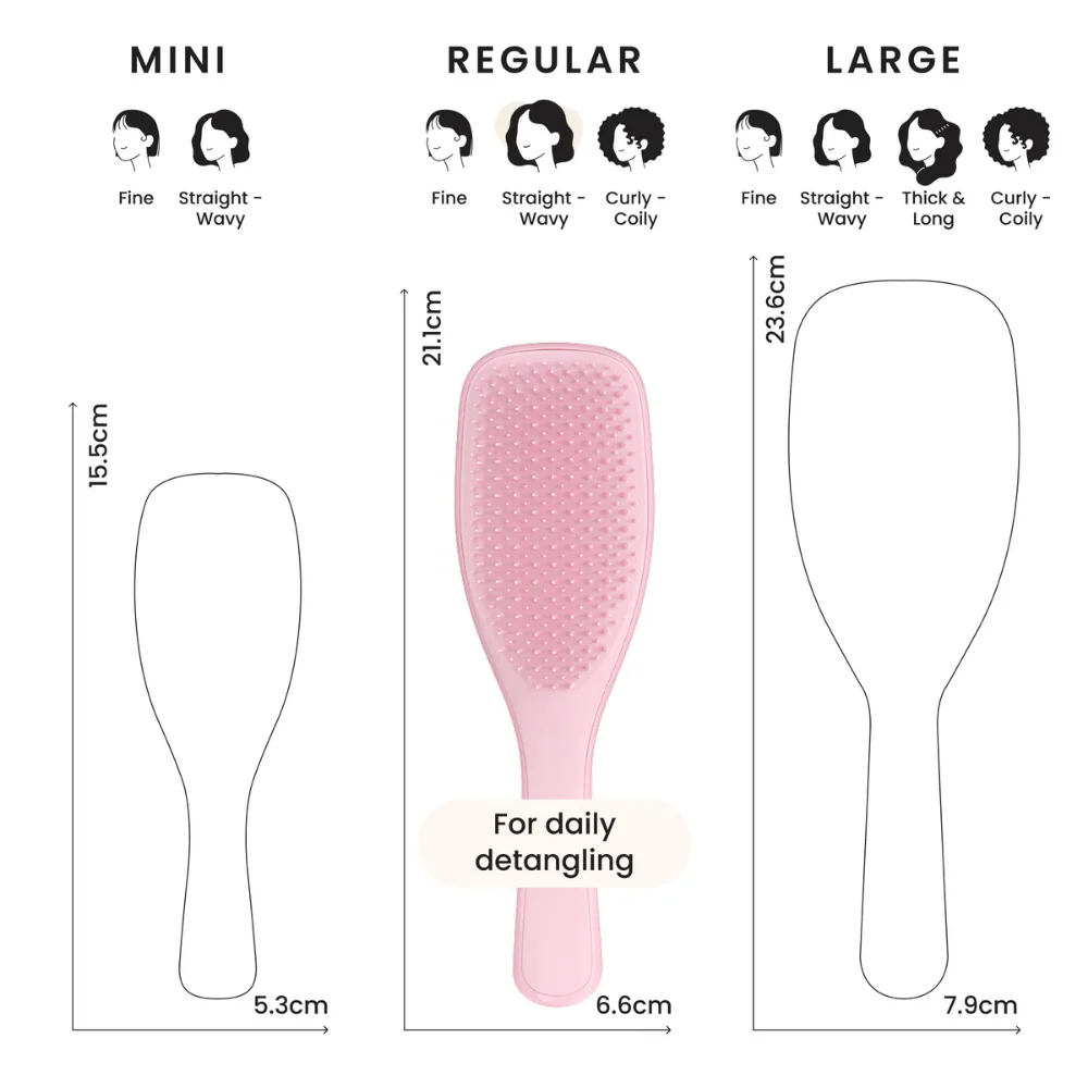 Tangle Teezer Wet Detangling Hairbrush Millennial Pink - Image 9