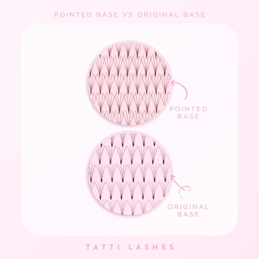 Tatti Lashes 13mm C Curl Pre-Fanned Russian Volume 4D Individual Lashes Black - Image 3