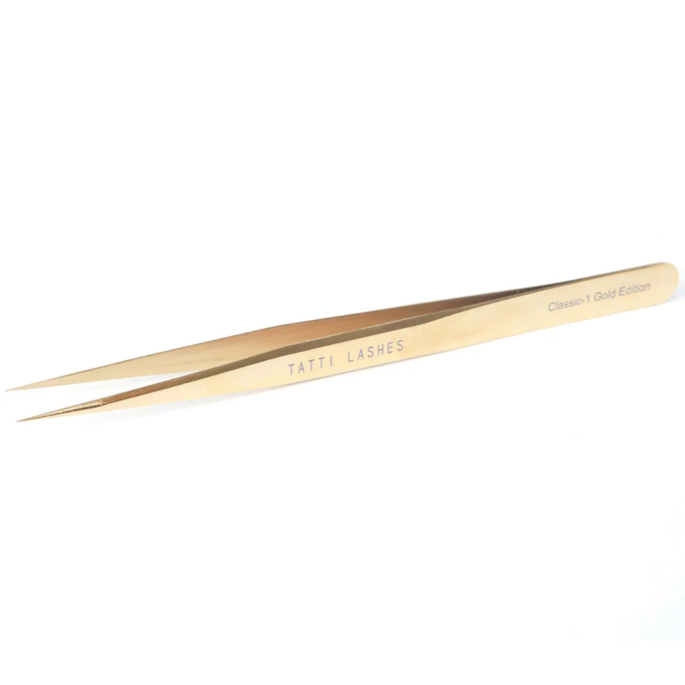 Tatti Lashes Classic 1 Gold Edition Tweezers - Image 2