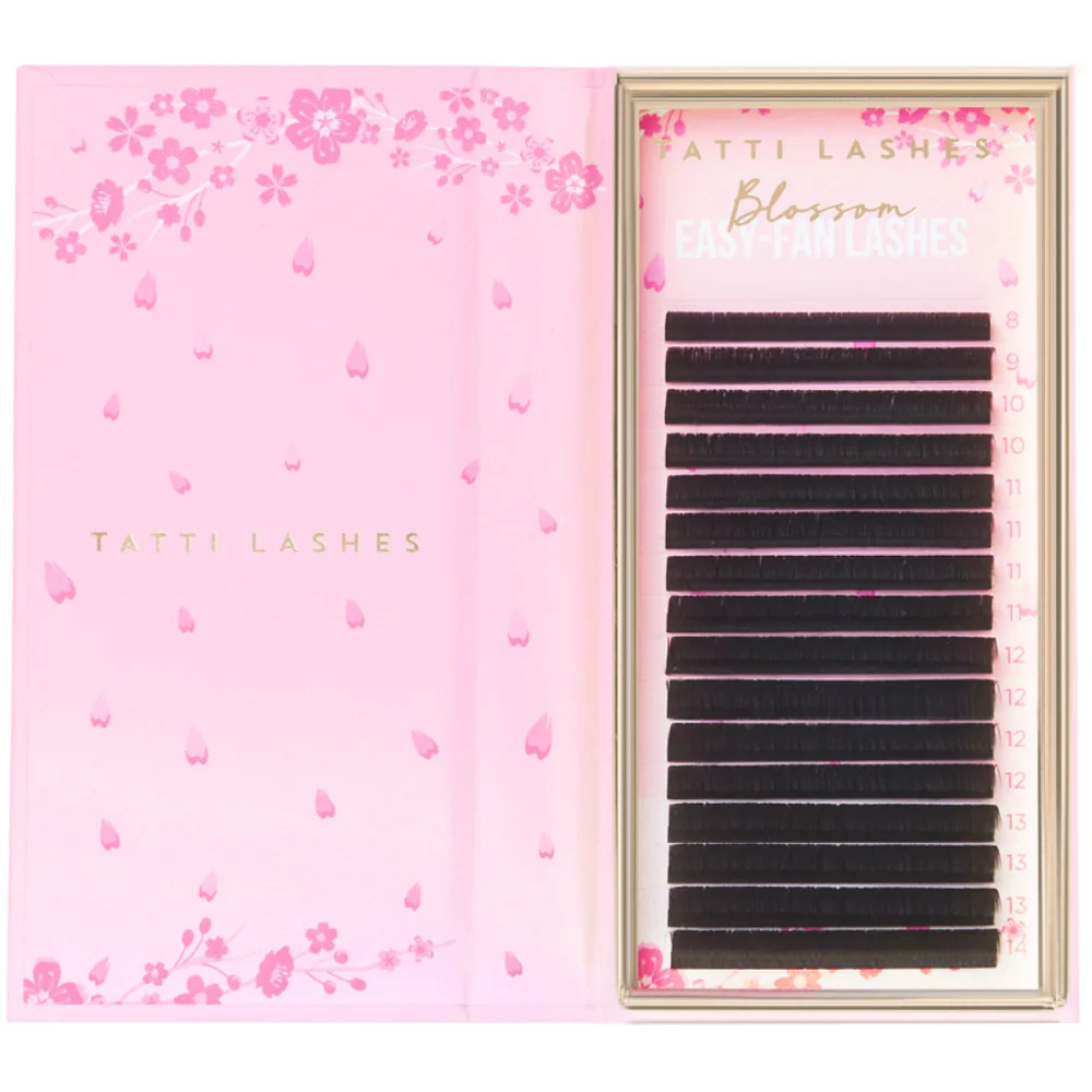 Tatti Lashes Mixed Length C Curl 0.03 Blossom Easy-Fan Individual Lashes Black - Image 2