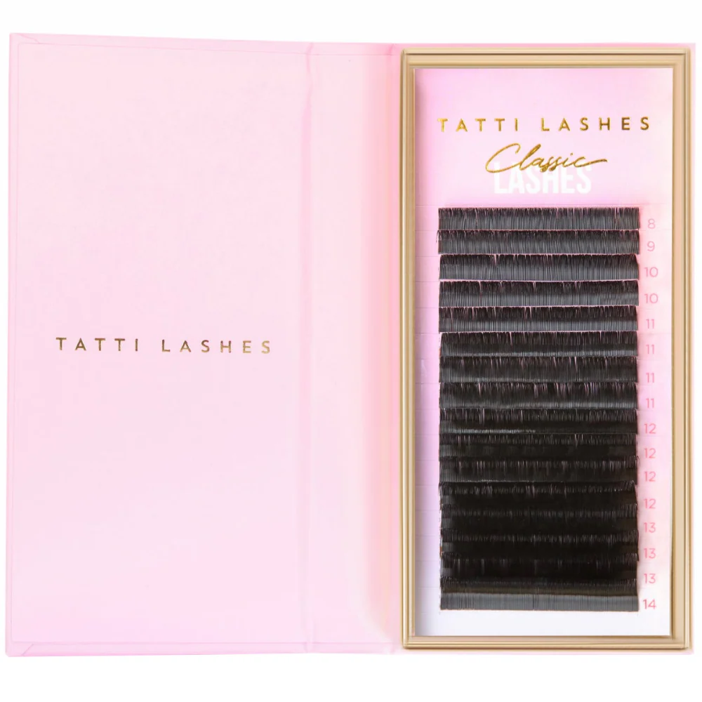 Tatti Lashes Mixed Length C Curl 0.15 Classic Individual Lashes Black - Image 2