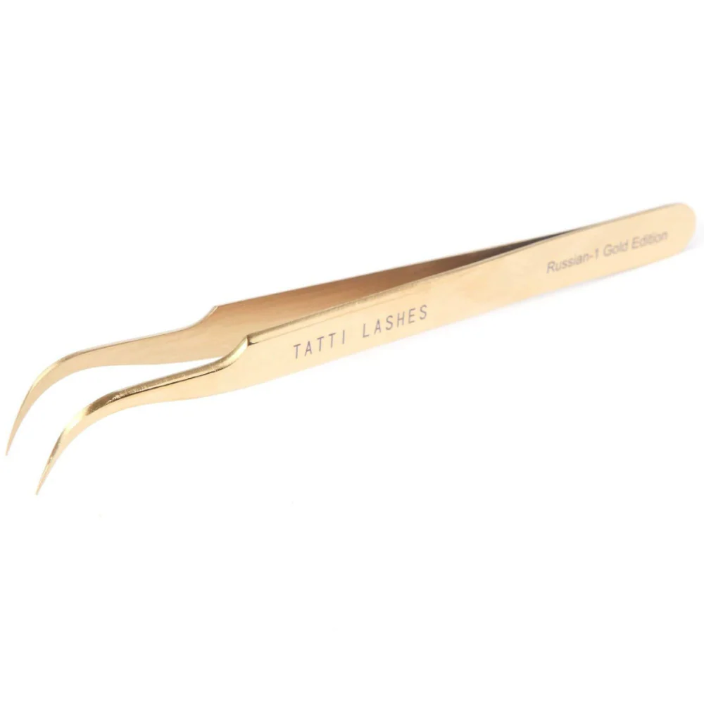 Tatti Lashes Russian 1 Gold Edition Tweezers - Image 2