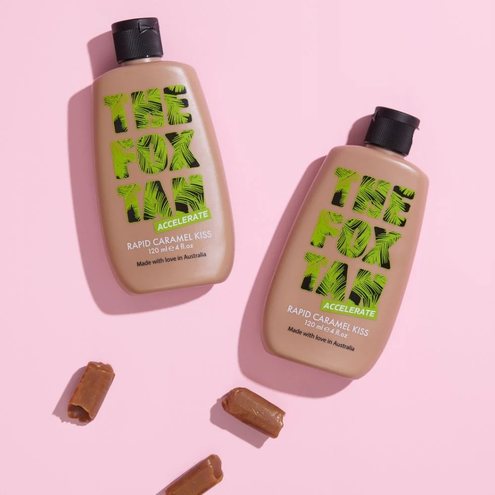 The Fox Tan Rapid Caramel Kiss Tanning Accelerator Lotion 120ml - Image 2