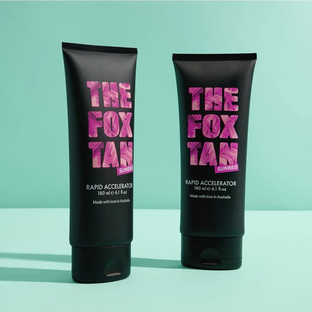 The Fox Tan Sunbed Rapid Tanning Accelerator Lotion 180ml - Image 3